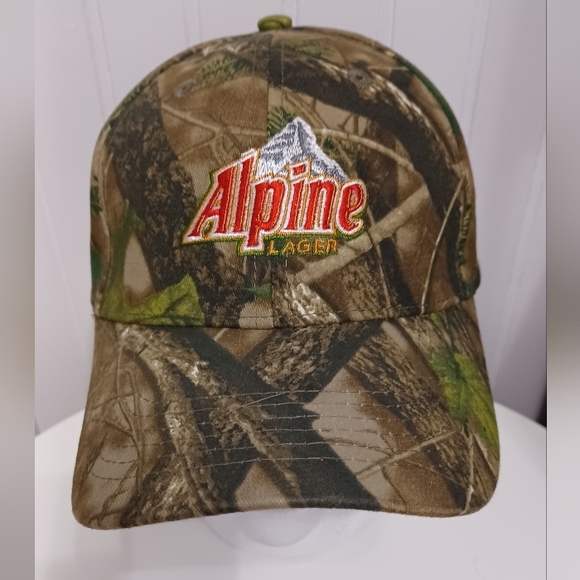 True Timber Camo Other - Alpine Lager Camo Velcro Adjustable Baseball Hat by True Timber Camo